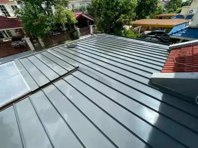 ต่อเติมหลังคาเมทัลชีทข้างบ้าน 400 — Roof Extensions | NexSteel Solutions