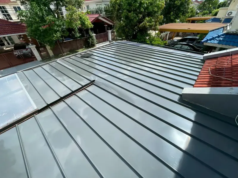 ต่อเติมหลังคาเมทัลชีทข้างบ้าน 800 — Roof Extensions | NexSteel Solutions